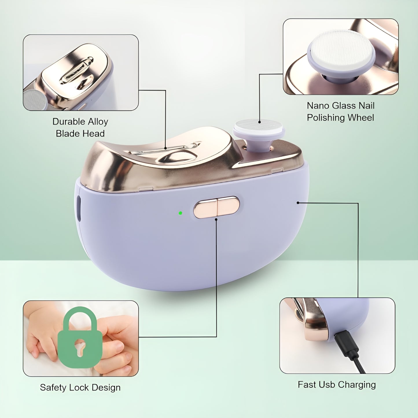 LUMIVERA Electric Nail Clipper - LumiVera