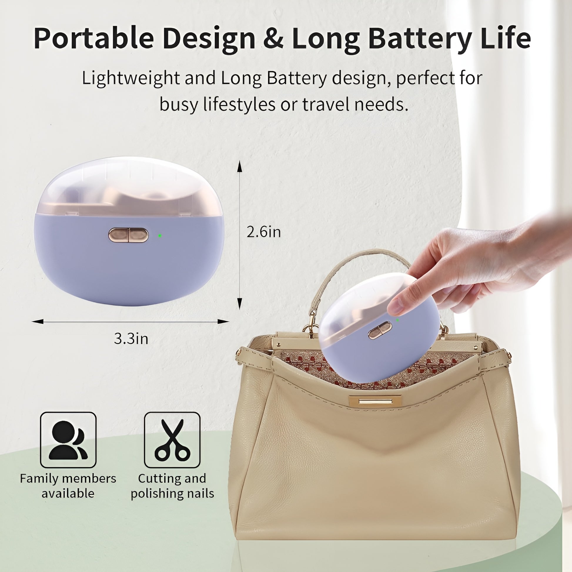 LUMIVERA Electric Nail Clipper - LumiVera